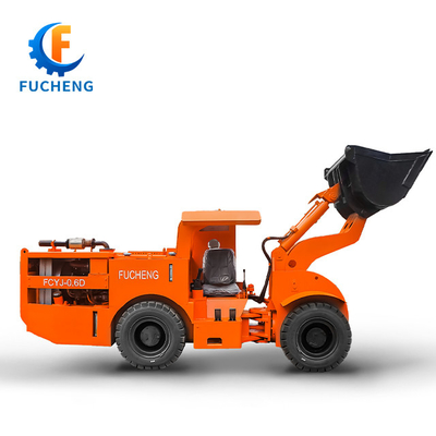 Minería de energía 0.6m3 Subterráneo Diesel Mining Wheel LHD Cargador FCYJ-0.6D