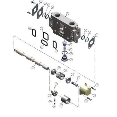 La valva seccional de Parker SDV-40 SDV-70 VA20 VG20 VA35 VG35 VG20-A880