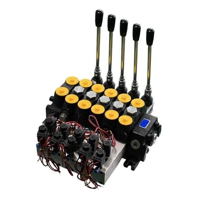 Válvula de control direccional hidráulico de flujo de Fucheng DCV100/2-S 100LPM para solicitud del cliente