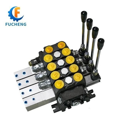 Válvula de control direccional hidráulico de flujo de Fucheng DCV100/2-S 100LPM para solicitud del cliente