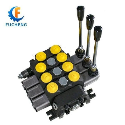 Válvula de control direccional hidráulico de flujo de Fucheng DCV100/2-S 100LPM para solicitud del cliente