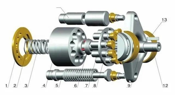 Fucheng Rexroth A10vo Serie A10VSO28DFR/31R PPA12N00 Desplazamiento 280cm3 Bomba de pistón