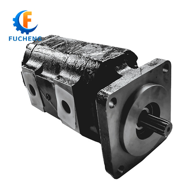 280cm3 de desplazamiento P75/P76 bomba hidráulica doble con estructura estándar de Fucheng