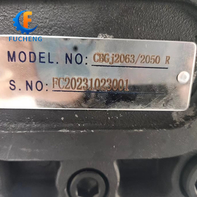 Bomba hidráulica de hierro fundido estándar de aluminio Cbgj2063/2050R Disposición 63 Ml/R Serie de engranajes