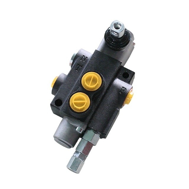 40lpm 6 bancos Joystick válvulas de control de monobloque hidráulico para cargador frontal y tractor Fucheng